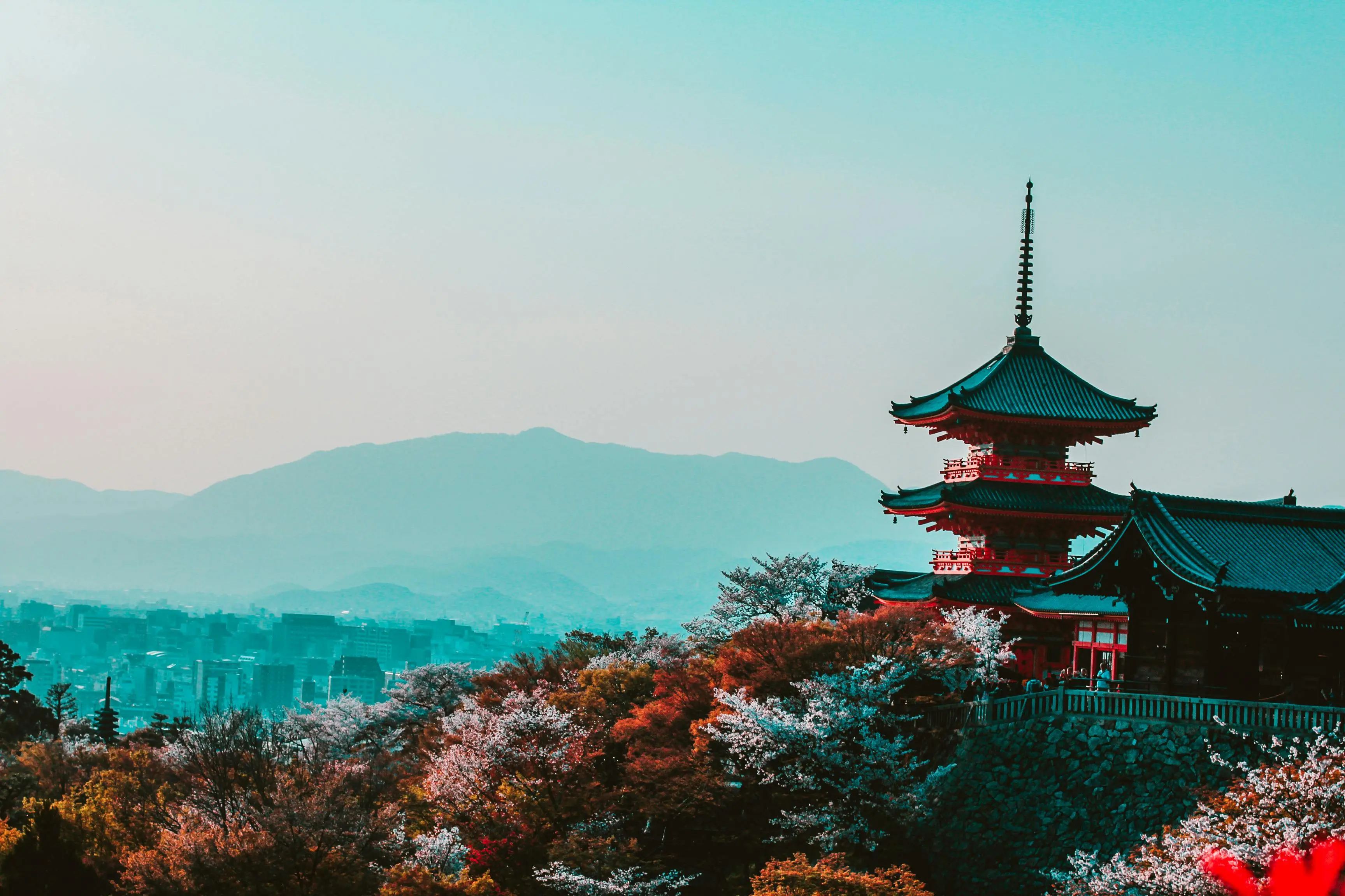 Pagoda overlooking Kyoto