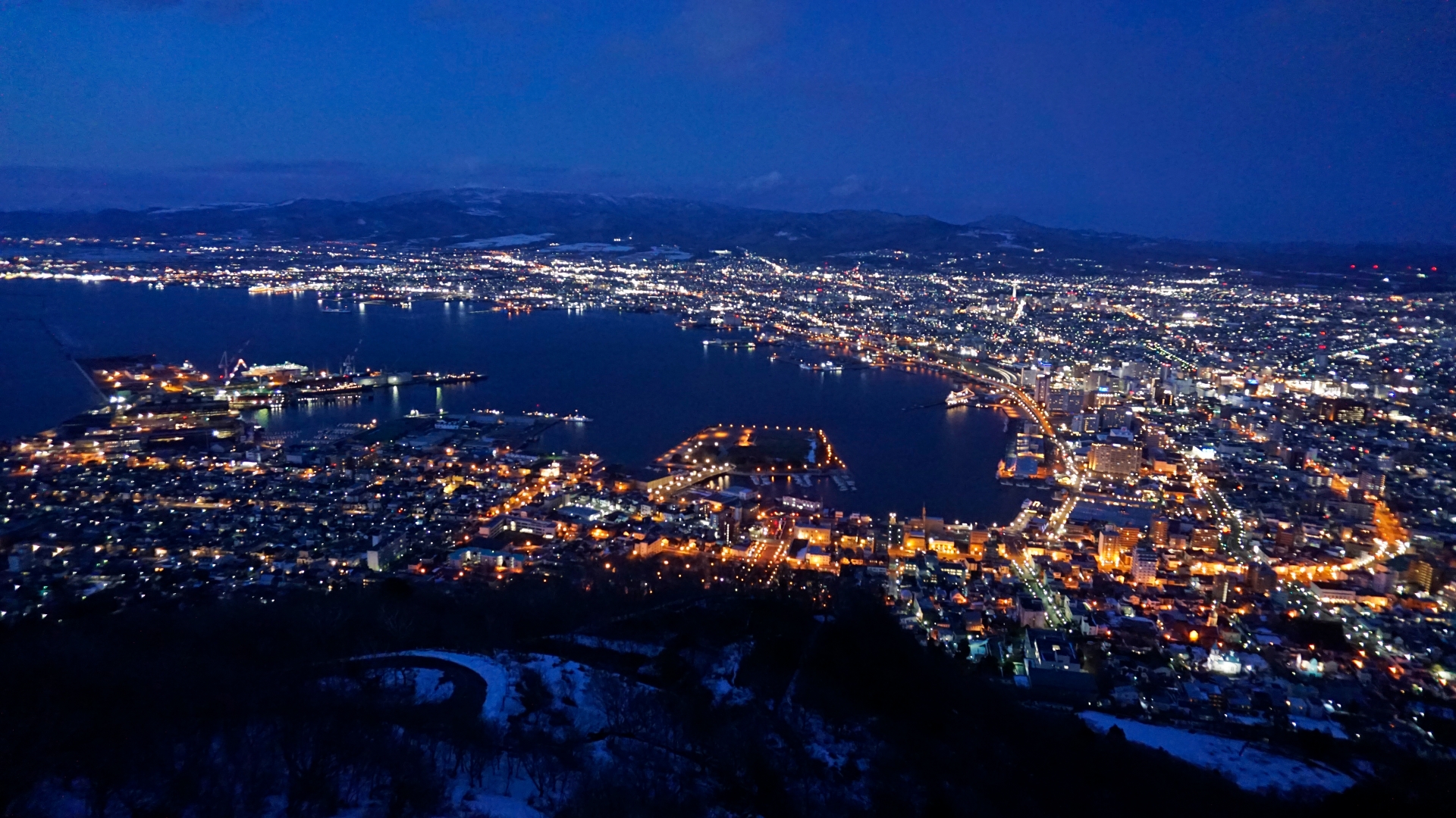 hakodate, mount hakodate, hakodate night view,